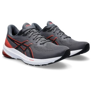 Asics GT-1000 12 - Mens Running Shoes - Carrier Grey/True Red